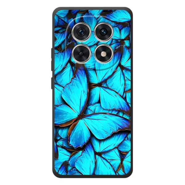 Чехол с принтом «Синие бабочки» для Xiaomi Redmi Note 15 Чехол с принтом «Синие бабочки» для Xiaomi Redmi Note 15