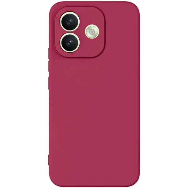Чохол TPU GETMAN Liquid Silk Full Camera для Xiaomi Redmi Note 17 Pro — Бордовий