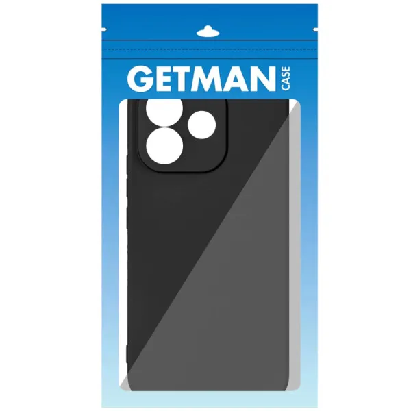 Чохол TPU GETMAN Liquid Silk Full Camera для Xiaomi Redmi Note 17 Pro — Чорний — фото 2