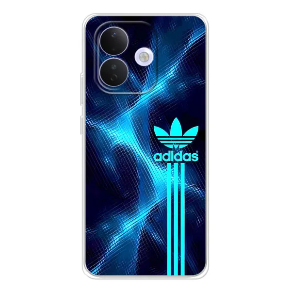 Чохол з принтом «Синій Адідас» для Xiaomi Redmi Note 17 Pro Чохол з принтом «Синій Адідас» для Xiaomi Redmi Note 17 Pro