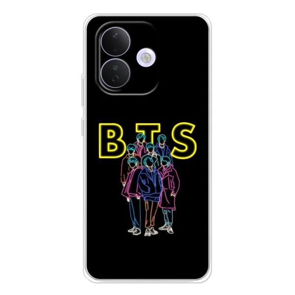 Чохол з принтом «BTS стайл» для Xiaomi Redmi Note 17 Pro Чохол з принтом «BTS стайл» для Xiaomi Redmi Note 17 Pro
