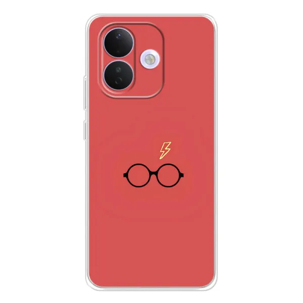 Чехол с принтом «шрам и очки» для Xiaomi Redmi Note 17 Pro