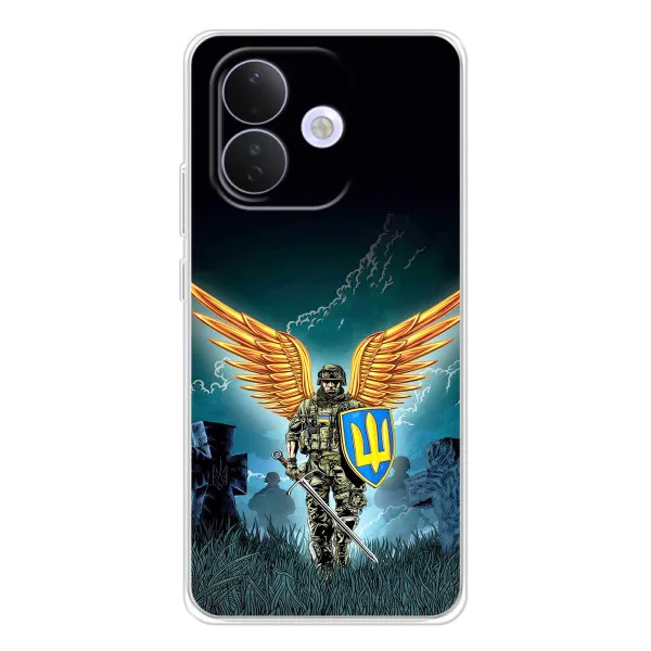 Чохол з принтом «Солдат ЗСУ» для Xiaomi Redmi Note 17 Pro Чохол з принтом «Солдат ЗСУ» для Xiaomi Redmi Note 17 Pro