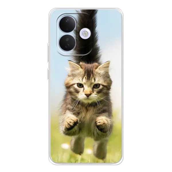 Чохол з принтом «Прижок кота» для Xiaomi Redmi Note 17 Pro