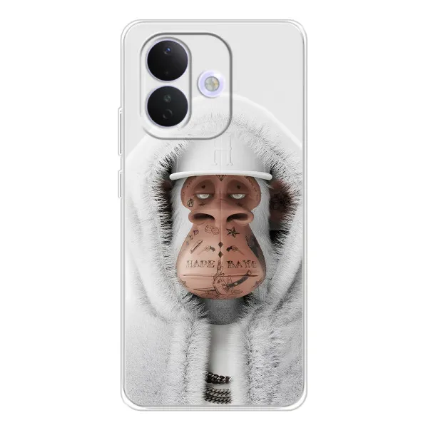 Чохол з принтом «мавпа NFT в тату» для Xiaomi Redmi Note 17 Pro