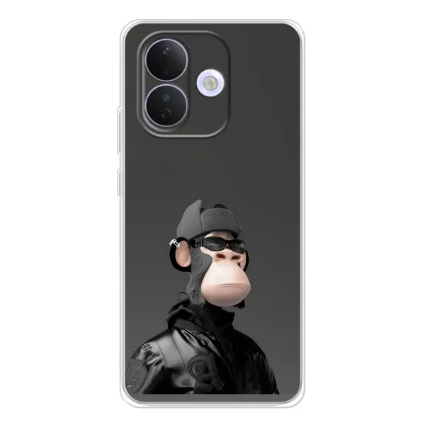Чохол з принтом «стильна мавпа NFT» для Xiaomi Redmi Note 17 Pro