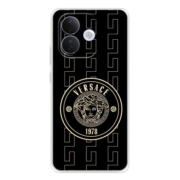 Чохол з принтом «Лого Версаче» для Xiaomi Redmi Note 17 Pro
