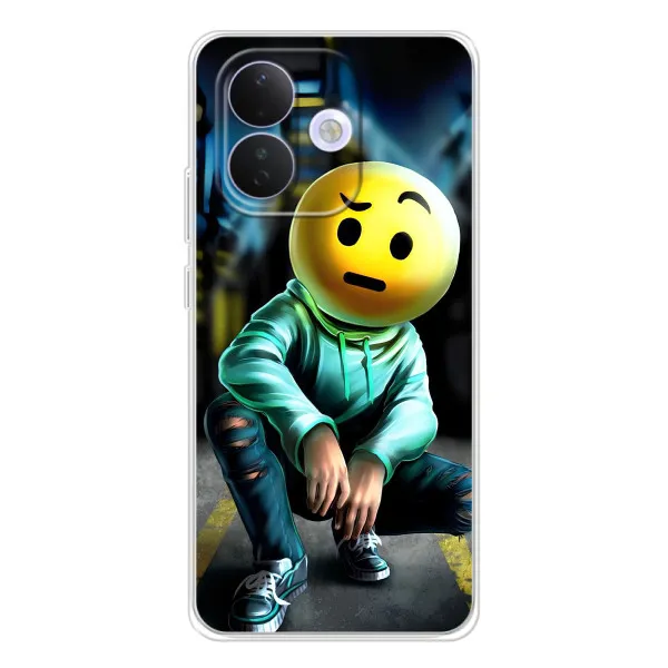 Чохол з принтом «Хлопець смайл» для Xiaomi Redmi Note 17 Pro