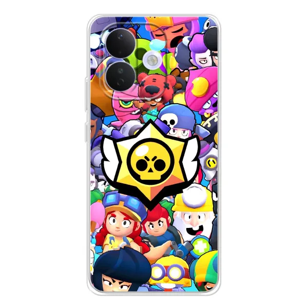 Чохол з принтом «Лого Brawl Stars» для Xiaomi Redmi Note 17 Pro