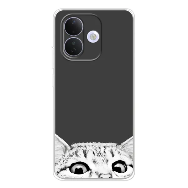 Чохол з принтом «Виглядає котик» для Xiaomi Redmi Note 17 Pro