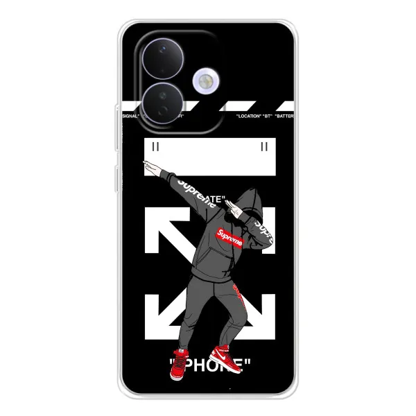 Чохол з принтом «Супрім» для Xiaomi Redmi Note 17 Pro Чохол з принтом «Супрім» для Xiaomi Redmi Note 17 Pro