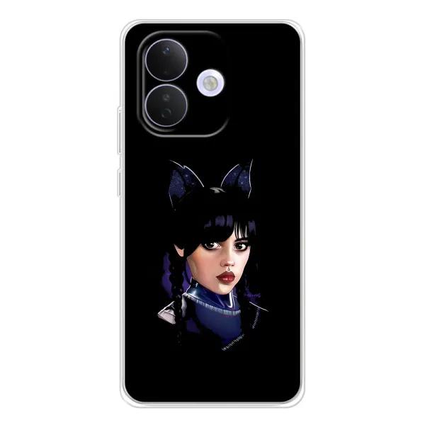 Чехол с принтом «серьезная Уэнздей» для Xiaomi Redmi Note 17 Pro