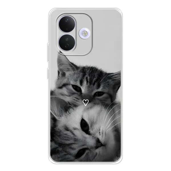 Чохол з принтом «Пара котів» для Xiaomi Redmi Note 17 Pro Чохол з принтом «Пара котів» для Xiaomi Redmi Note 17 Pro