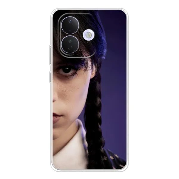 Чохол з принтом «Загадковий погляд Венздей» для Xiaomi Redmi Note 17 Pro Чохол з принтом «Загадковий погляд Венздей» для Xiaomi Redmi Note 17 Pro