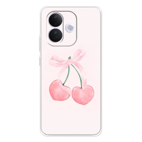 Чохол з принтом «Рожеві вишні» для Xiaomi Redmi Note 17 Pro