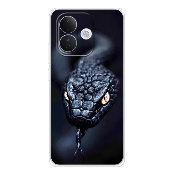 Чохол з принтом «Чорна змія» для Xiaomi Redmi Note 17 Pro Чохол з принтом «Чорна змія» для Xiaomi Redmi Note 17 Pro