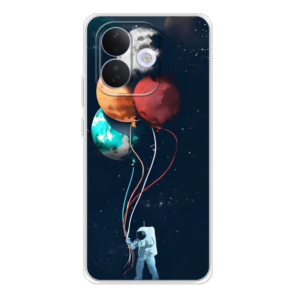 Чехол с принтом «Планеты шарики» для Xiaomi Redmi Note 17 Pro