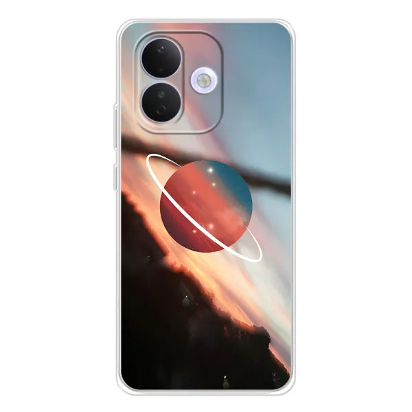 Чехол с принтом «Сатурн» для Xiaomi Redmi Note 17 Pro