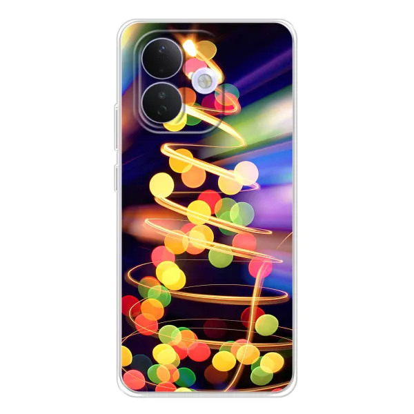 Чохол з принтом «Ялинка в огоньках» для Xiaomi Redmi Note 17 Pro