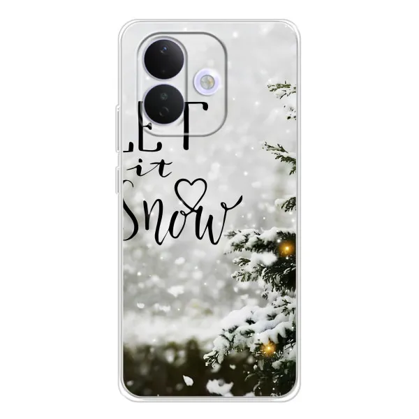 Чохол з принтом «Let it snow» для Xiaomi Redmi Note 17 Pro