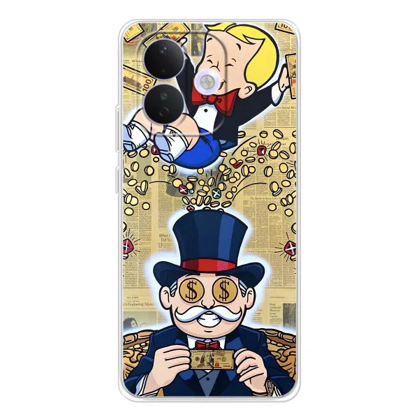 Чохол з принтом «Монополія Мен» для Xiaomi Redmi Note 17 Pro Чохол з принтом «Монополія Мен» для Xiaomi Redmi Note 17 Pro