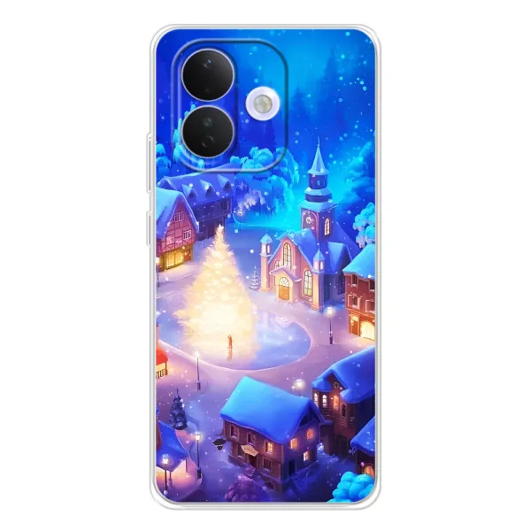 Чехол с принтом «Рождественский город» для Xiaomi Redmi Note 17 Pro Чехол с принтом «Рождественский город» для Xiaomi Redmi Note 17 Pro