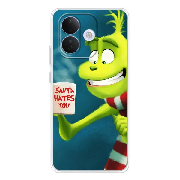 Чехол с принтом «Зеленый Гринч» для Xiaomi Redmi Note 17 Pro Чехол с принтом «Зеленый Гринч» для Xiaomi Redmi Note 17 Pro