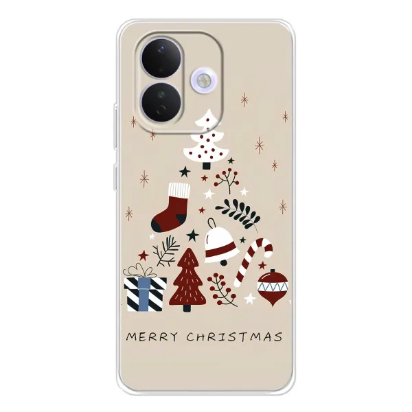 Чохол з принтом «Merry Christmas» для Xiaomi Redmi Note 17 Pro