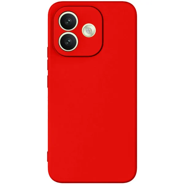 Чохол TPU GETMAN Liquid Silk Full Camera для Xiaomi Redmi Note 17 — Червоний
