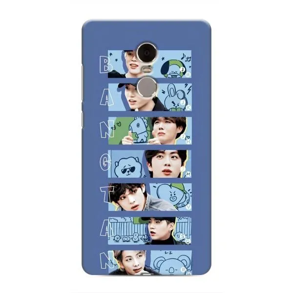 Чехол с принтом «Bangtan» для Xiaomi Redmi Note 4 Чехол с принтом «Bangtan» для Xiaomi Redmi Note 4