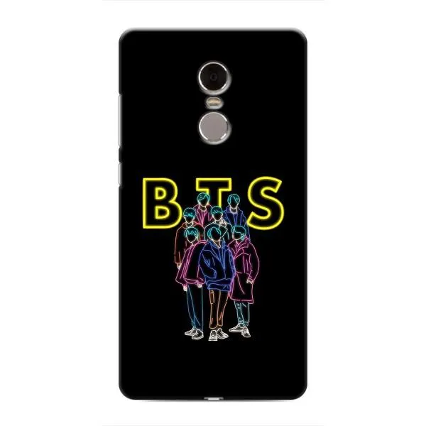 Чехол с принтом «BTS стайл» для Xiaomi Redmi Note 4 Чехол с принтом «BTS стайл» для Xiaomi Redmi Note 4