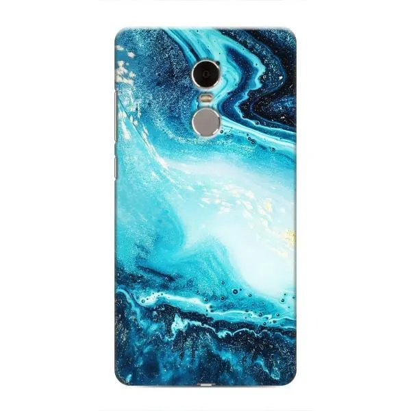 Чехол с принтом «Голубой мрамор» для Xiaomi Redmi Note 4