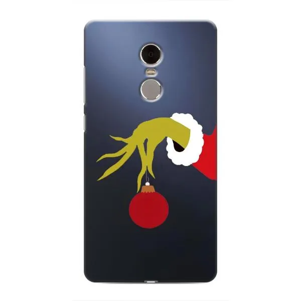Чехол с принтом «Гринч с игрушкой» для Xiaomi Redmi Note 4 Чехол с принтом «Гринч с игрушкой» для Xiaomi Redmi Note 4