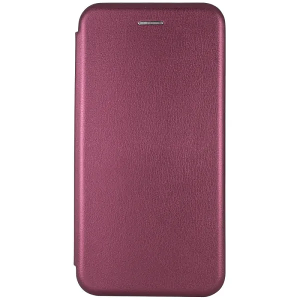 Кожаный чехол-книжка Classy для Xiaomi Redmi Note 5 Pro / Note 5 (DC) — Бордовый — фото 1