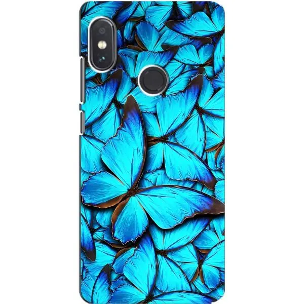 Чехол с принтом «Синие бабочки» для Xiaomi Redmi Note 5 Pro