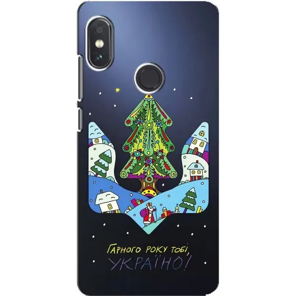 Чехол с принтом «Рождественский герб» для Xiaomi Redmi Note 5 Чехол с принтом «Рождественский герб» для Xiaomi Redmi Note 5