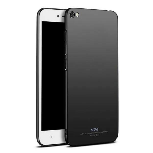 Пластиковая накладка MSVII для Xiaomi Redmi Note 5A  — Черный — фото 2