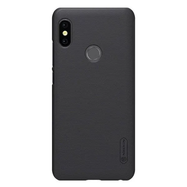 Чехол пластиковая накладка Nillkin для Xiaomi Redmi Note 6 Pro — Черный — фото 2