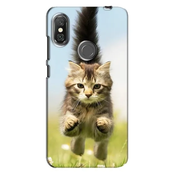 Чехол с принтом «Прыжок кота» для Xiaomi Redmi Note 6 Pro