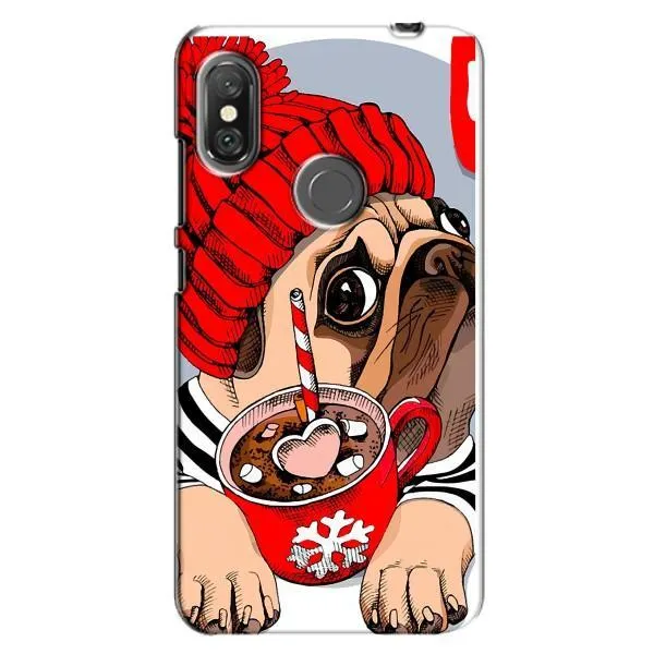 Чехол с принтом «Собачка в шапке» для Xiaomi Redmi Note 6 Pro