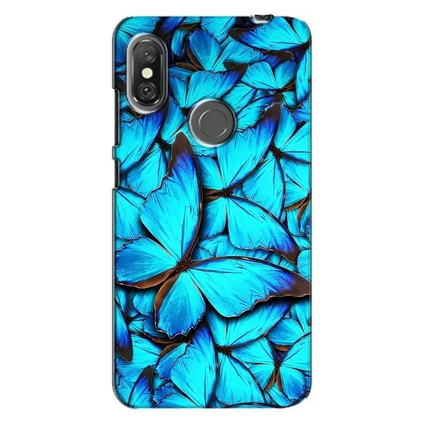 Чехол с принтом «Синие бабочки» для Xiaomi Redmi Note 6 Pro Чехол с принтом «Синие бабочки» для Xiaomi Redmi Note 6 Pro
