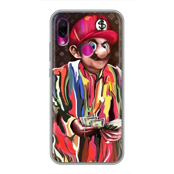 Чохол з принтом «Mario LV» для Xiaomi Redmi Note 7 Pro