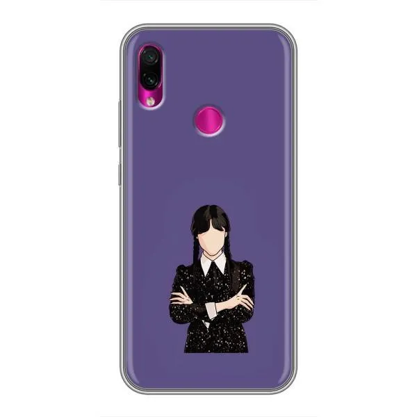 Чохол з принтом «Венздей у чорному» для Xiaomi Redmi Note 7 Pro