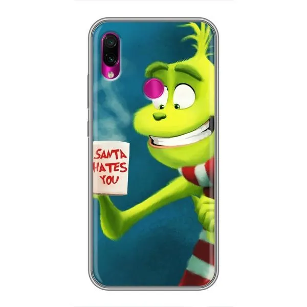 Чехол с принтом «Зеленый Гринч» для Xiaomi Redmi Note 7 Pro