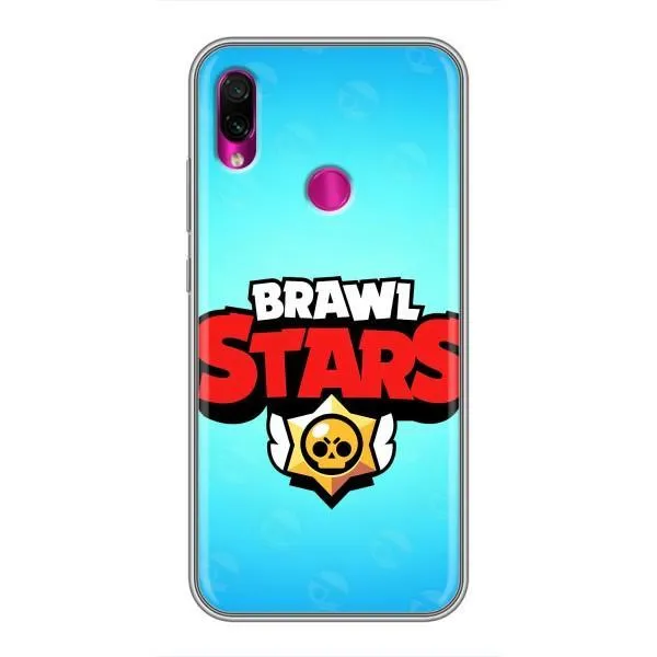 Чехол с принтом «Лого Бравл Старс» для Xiaomi Redmi Note 7 Чехол с принтом «Лого Бравл Старс» для Xiaomi Redmi Note 7
