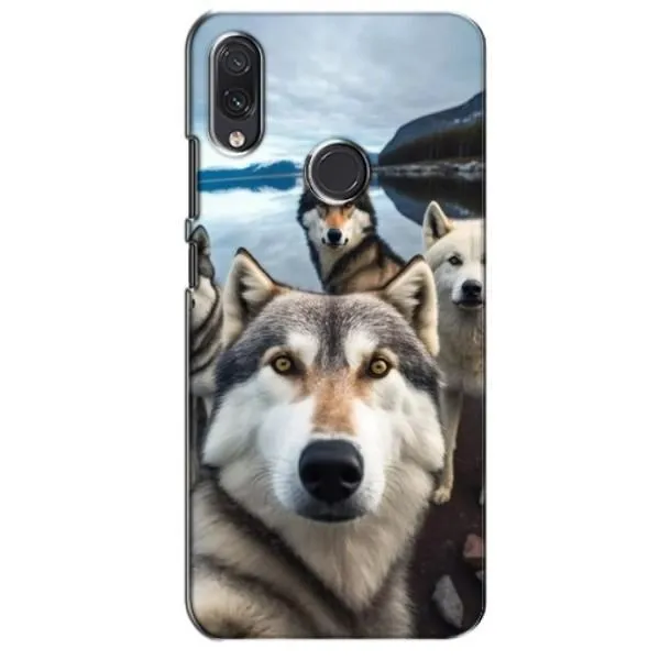Чехол с принтом «Селфи ХАски» для Xiaomi Redmi Note 7 Чехол с принтом «Селфи ХАски» для Xiaomi Redmi Note 7