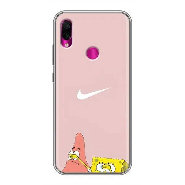 Чехол с принтом «Патрик и Губка» для Xiaomi Redmi Note 7