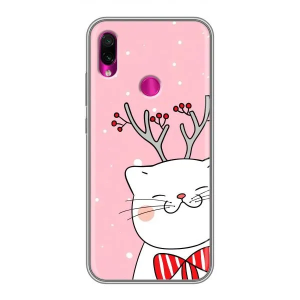 Чехол с принтом «Зимний кот» для Xiaomi Redmi Note 7