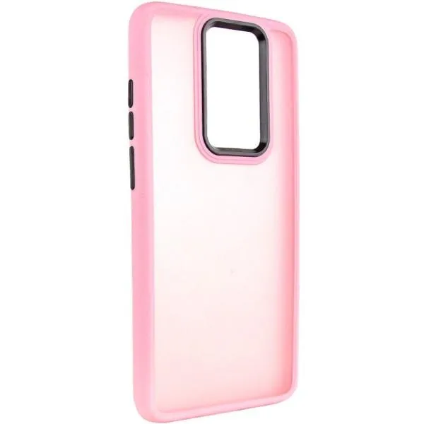 Чехол TPU+PC Lyon Frosted для Xiaomi Redmi Note 8 Pro — Розовый — фото 1