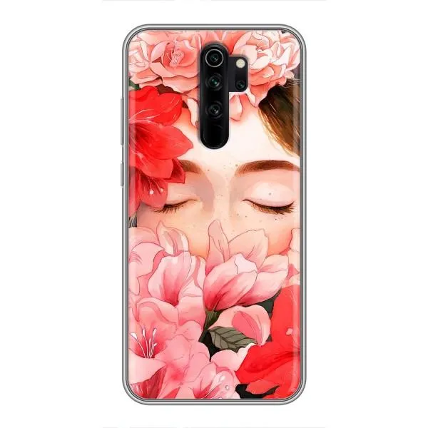 Чехол с принтом «Глаза в цветах» для Xiaomi Redmi Note 8 Pro Чехол с принтом «Глаза в цветах» для Xiaomi Redmi Note 8 Pro